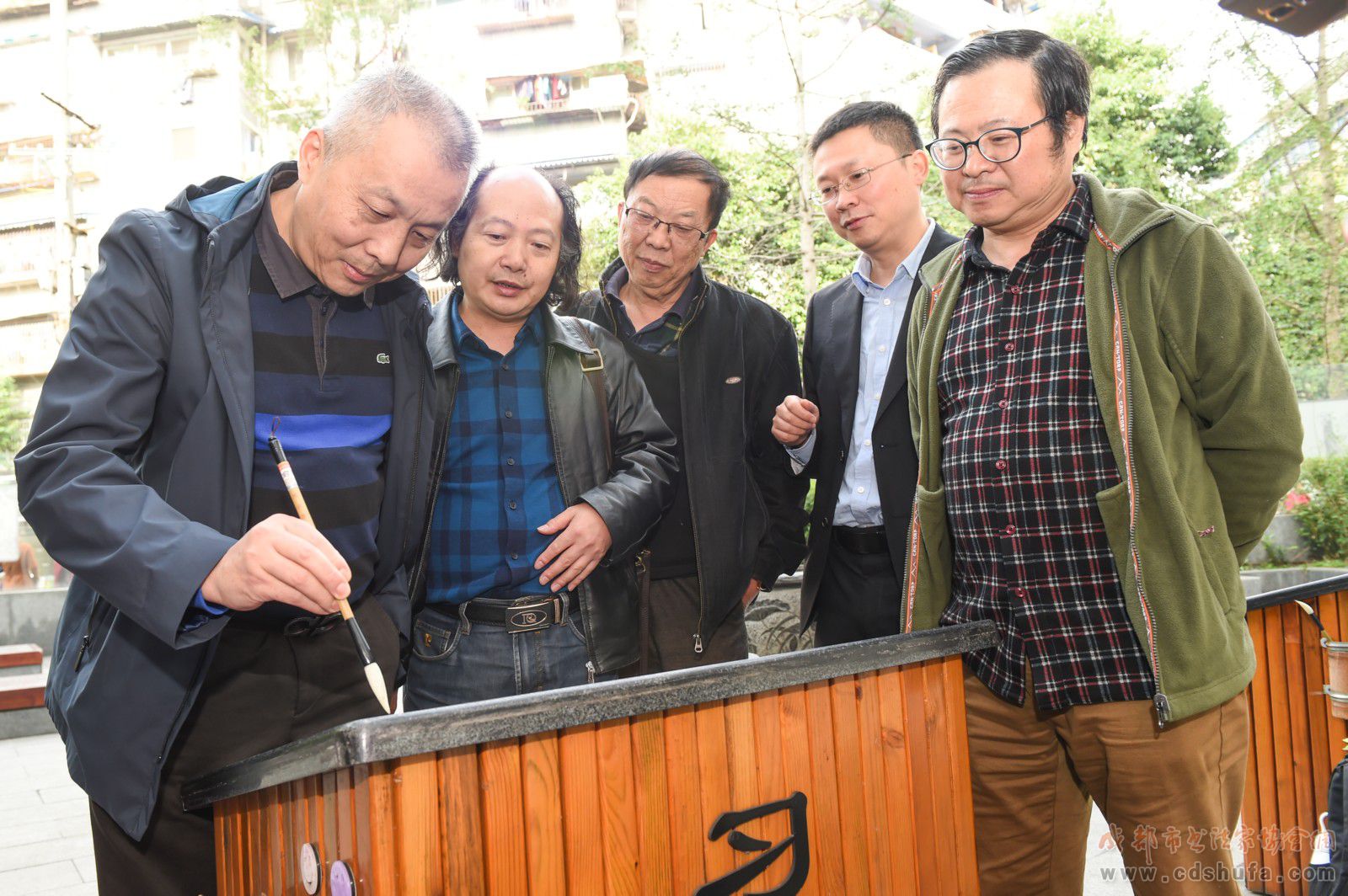 深入学习贯彻十九大精神 成都市书协文化惠民活动走进奥林小学